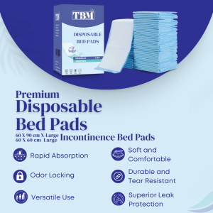 Incontinence Bed Pads – Pack of 10 (60x90cm)