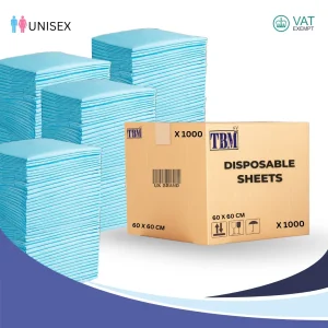 Incontinence Bed Pads – Pack of 1000 (60x60cm)