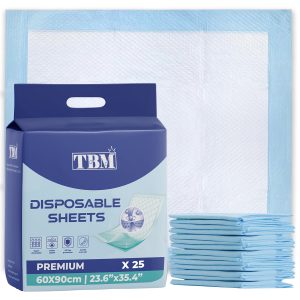 Incontinence Bed Pads – Pack of 25 (60x90cm)