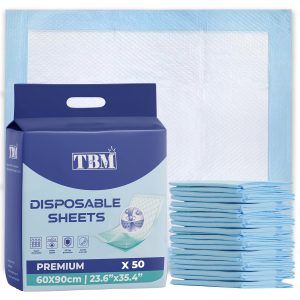 Incontinence Bed Pads – Pack of 50 (60x90cm)