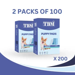 Puppy Training Pad – 2 Pack of 100 (60x60cm)