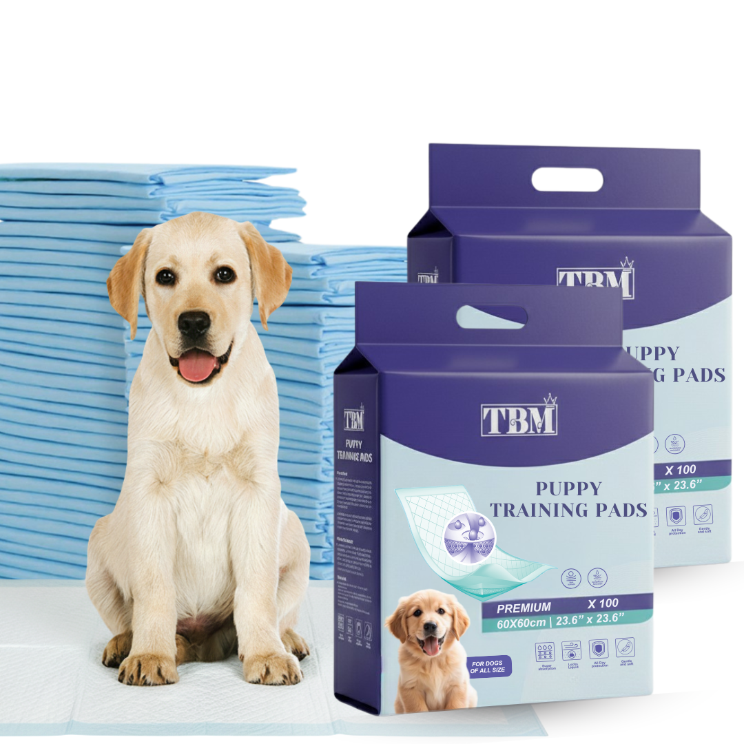 Puppy Pads 60x 60 Large - 2 PACK OF 100 1 Puppy Pads 60x 60 Large - 2 PACK OF 100