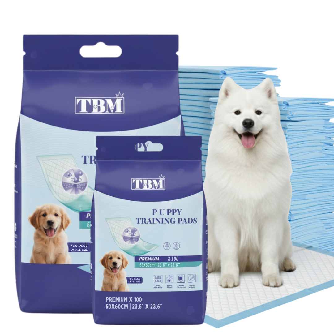 Puppy Pads 60x 60 Large - 2 PACK OF 100