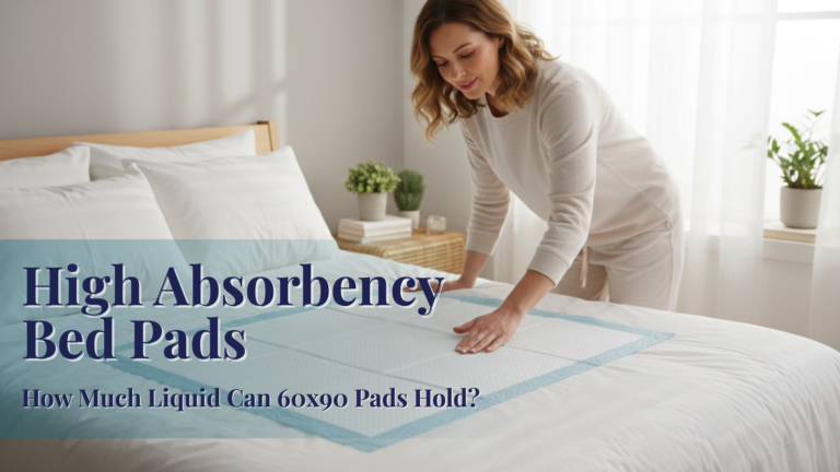 Read more about the article 60×90 Bed Pads Capacity: Ultimate Guide to Maximum Absorbency, Powerful Polymer Core Protection & Reliable Overnight Performance in the UK